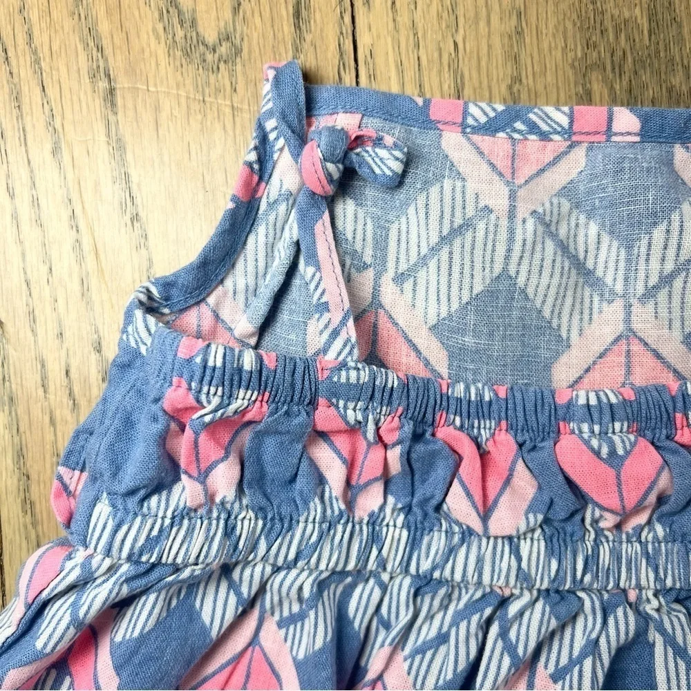 Carter's Sleeveless Blue & White Arrow Top Size 24 Months